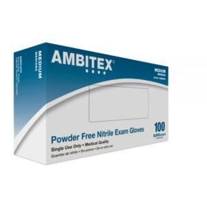 Tradex International Select Powder-Free Nitrile Exam Gloves, Small, Blue, Box Of 100